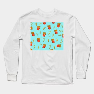 Pattern Fries Long Sleeve T-Shirt